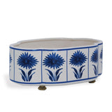 Williamsburg Hannah Blue/White Planter
