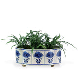 Williamsburg Hannah Blue/White Planter