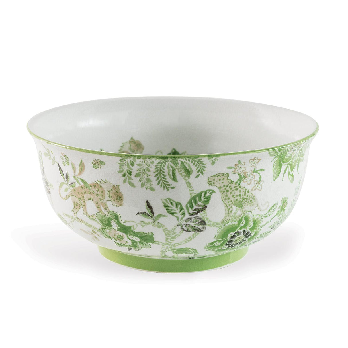 Williamsburg Braganza Green/White Bowl