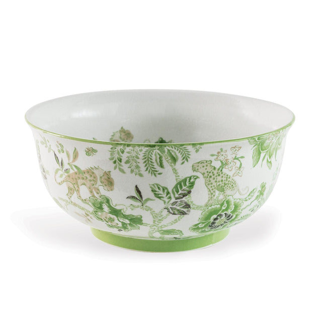 Williamsburg Braganza Green/White Bowl