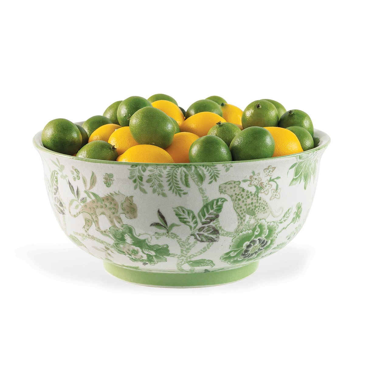 Williamsburg Braganza Green/White Bowl