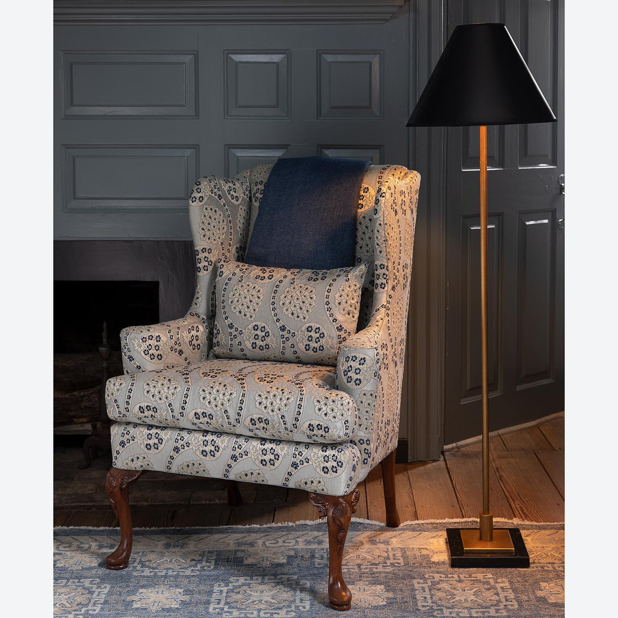 Williamsburg Braganza Green/White Bowl