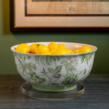 Williamsburg Braganza Green/White Bowl
