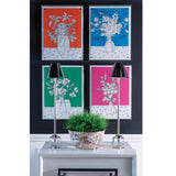 Williamsburg Braganza Pink/White/Gold Bowl