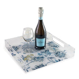Williamsburg Braganza Blue/White Tray