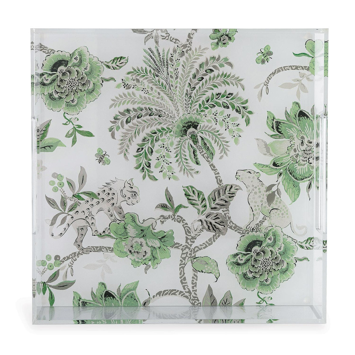Williamsburg Braganza Green/White Tray