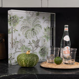 Williamsburg Braganza Green/White Tray