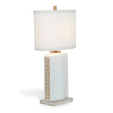 Williamsburg Palace Fret Ivory/Gold Accent Lamp