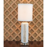 Williamsburg Palace Fret Ivory/Gold Accent Lamp