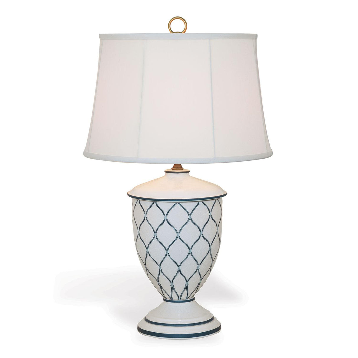 Williamsburg Deane Blue/White Accent Lamp