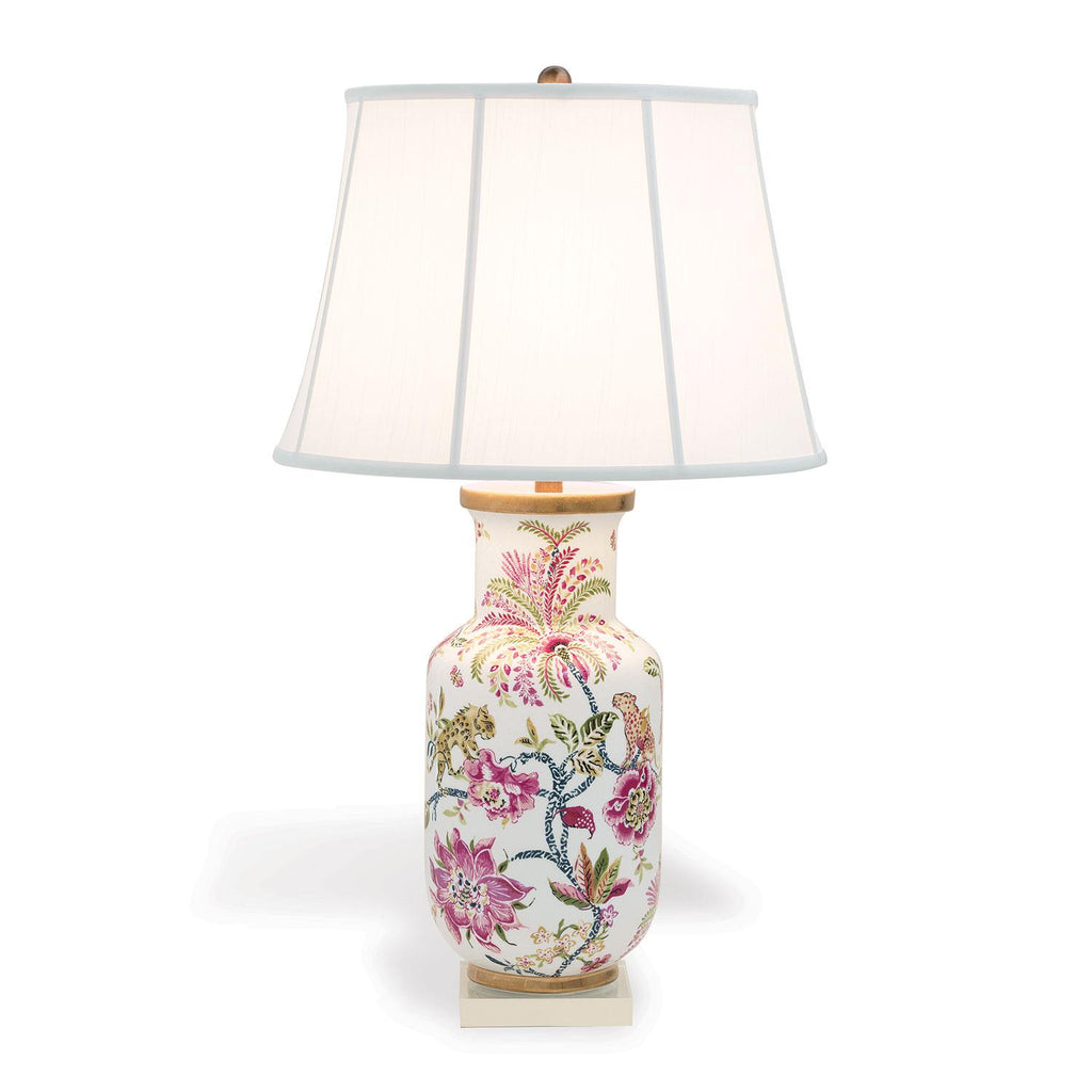 Williamsburg Braganza Pink/white Accent Lamp
