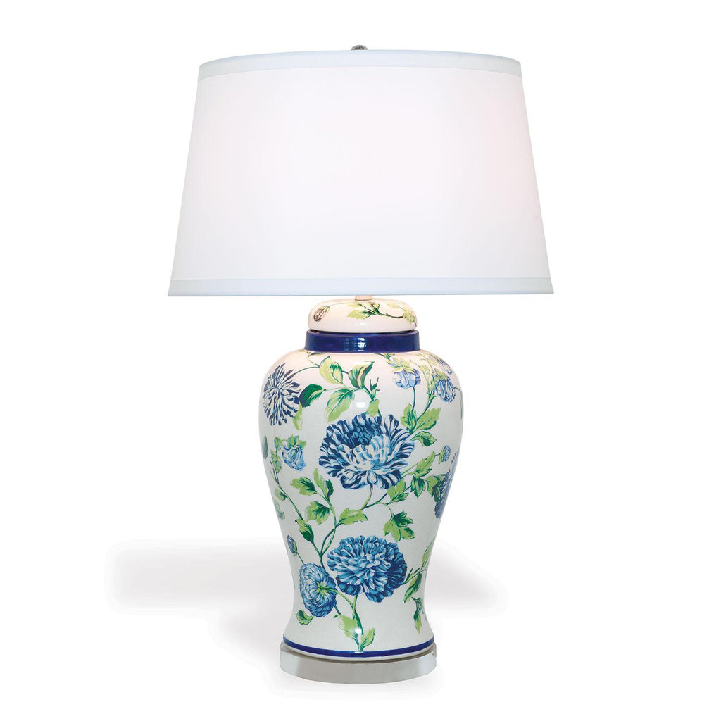 Williamsburg Charlotte Blue/Green/Cream Accent Lamp