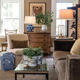 Williamsburg Hannah Blue/Cream Accent Lamp