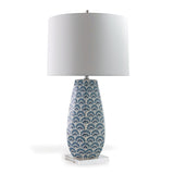 Williamsburg Isobel Blue/Cream Accent Lamp