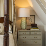 Williamsburg Isobel Green/Cream Accent Lamp