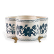 Williamsburg Breckenridge Cream/Navy Planter