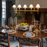 Williamsburg Breckenridge Cream/Navy Planter