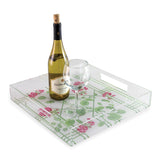 Williamsburg Geranium Trellis Cream/Green/Pink Tray