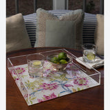 Williamsburg Braganza White/Pink Tray