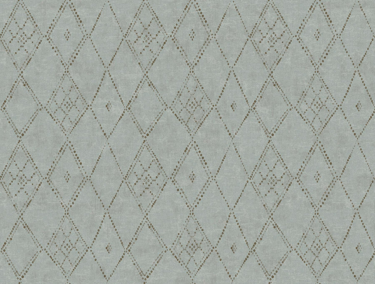 Lemieux et Cie Souk Diamonds Sage Green Wallpaper
