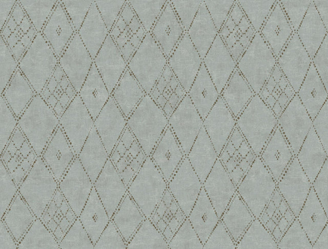 Lemieux et Cie Souk Diamonds Sage Green Wallpaper