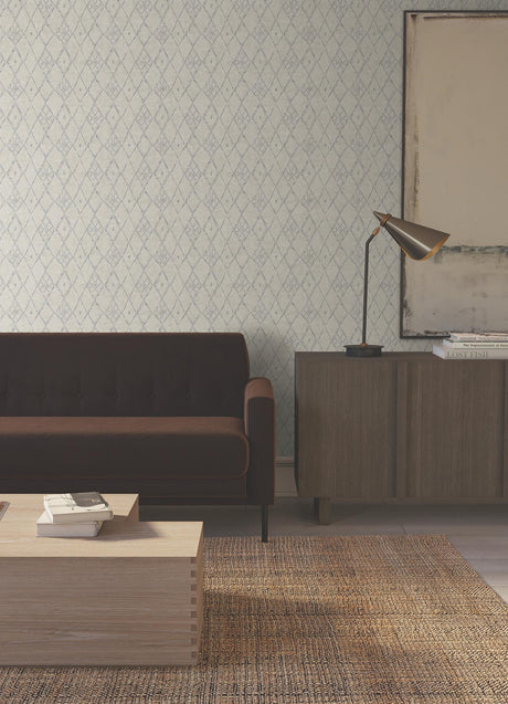 Lemieux et Cie Souk Diamonds Sage Green Wallpaper