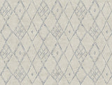 Lemieux et Cie Souk Diamonds Taupe Blue Wallpaper