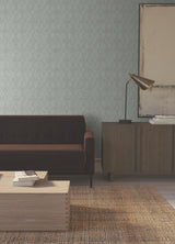 Lemieux et Cie Souk Diamonds Taupe Blue Wallpaper