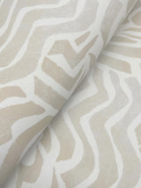 Lemieux et Cie Zora Wave Taupe Beige Wallpaper