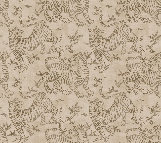 Lemieux et Cie Orly Tigers Blush Pink Wallpaper