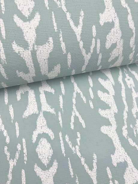 Lemieux et Cie Rousseau Paperweave Sage Green Wallpaper
