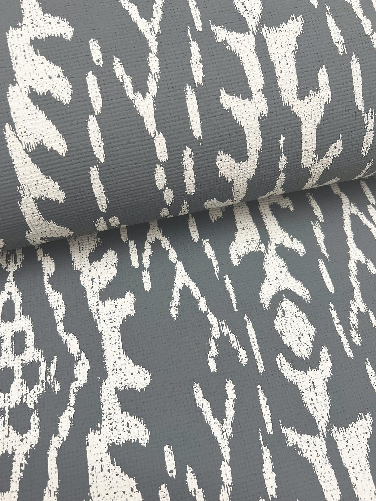 Lemieux et Cie Rousseau Paperweave Charcoal Grey Wallpaper