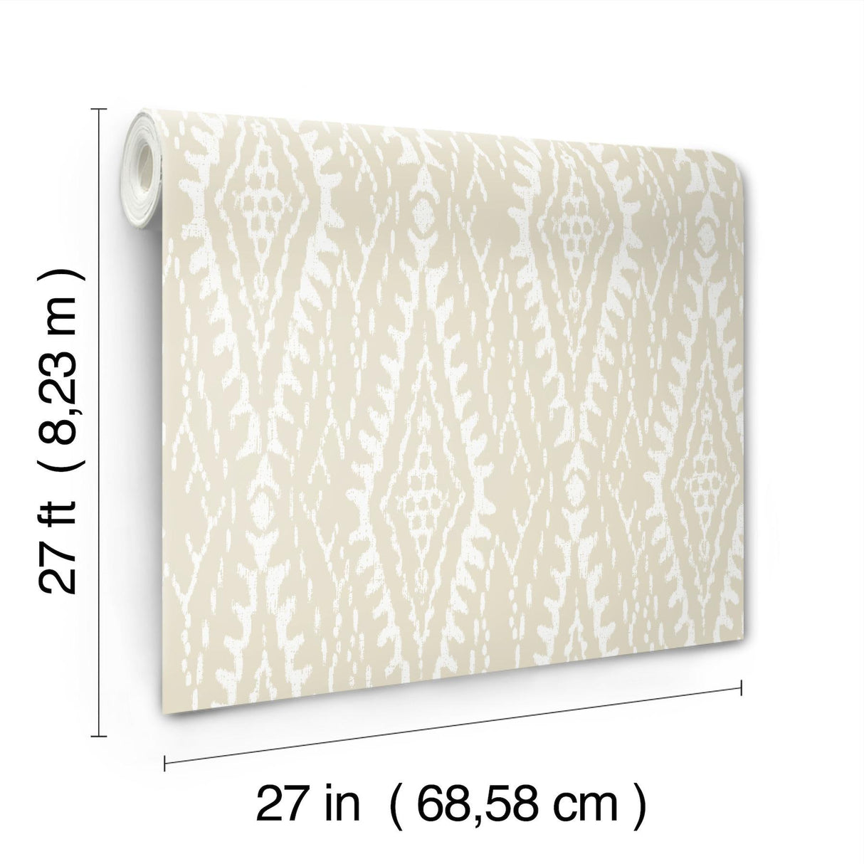 Lemieux et Cie Rousseau Paperweave Linen Beige Wallpaper