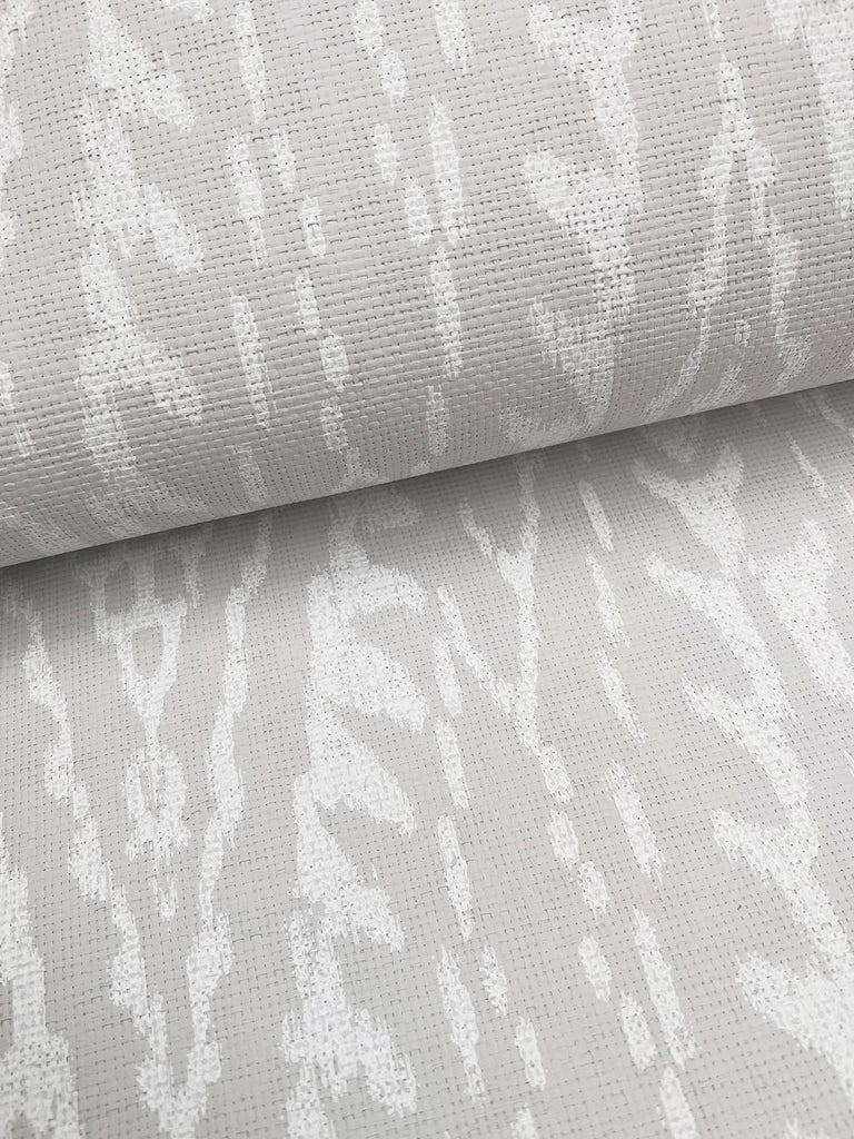 Lemieux et Cie Rousseau Paperweave Warm Grey Grey Wallpaper