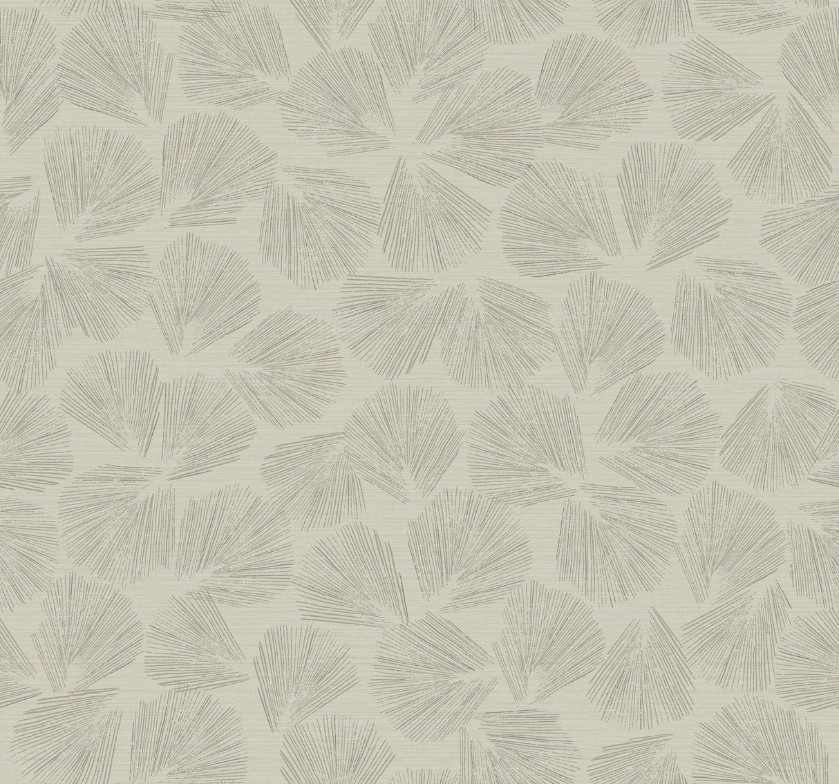 Lemieux et Cie Elora Leaf Taupe Brown Wallpaper