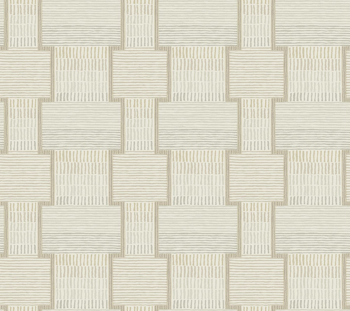 Lemieux et Cie La Broderie Beige Beige Wallpaper