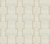 Lemieux et Cie La Broderie Beige Beige Wallpaper