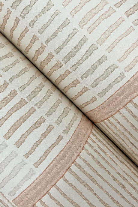 Lemieux et Cie La Broderie Blush Pink Wallpaper