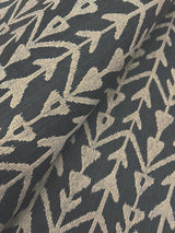 Lemieux et Cie Martigue Stripe Black Black Wallpaper