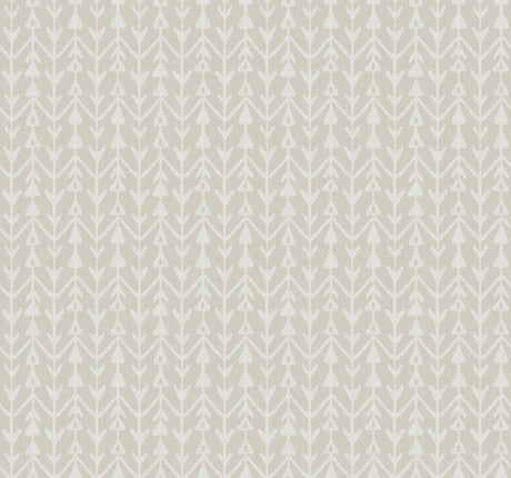 Lemieux et Cie Martigue Stripe Beige Beige Wallpaper