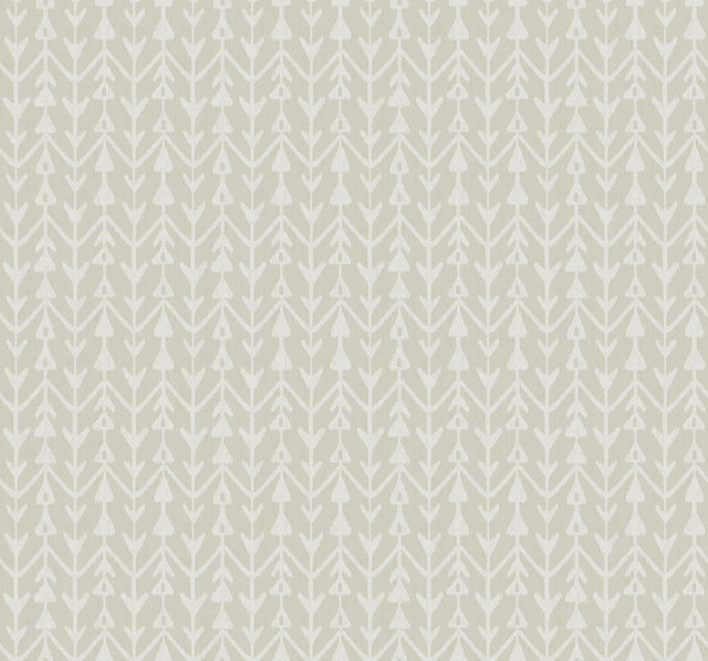 Lemieux et Cie Martigue Stripe Beige Beige Wallpaper