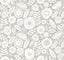Lemieux et Cie Camille Blossom Grey Grey Wallpaper