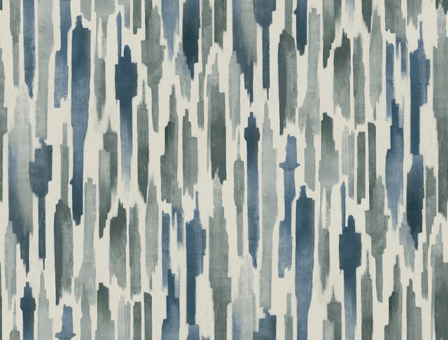 Lemieux et Cie Pluie Ocean Blue Wallpaper