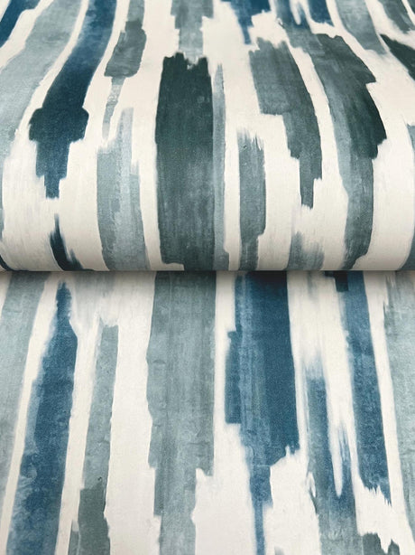 Lemieux et Cie Pluie Ocean Blue Wallpaper