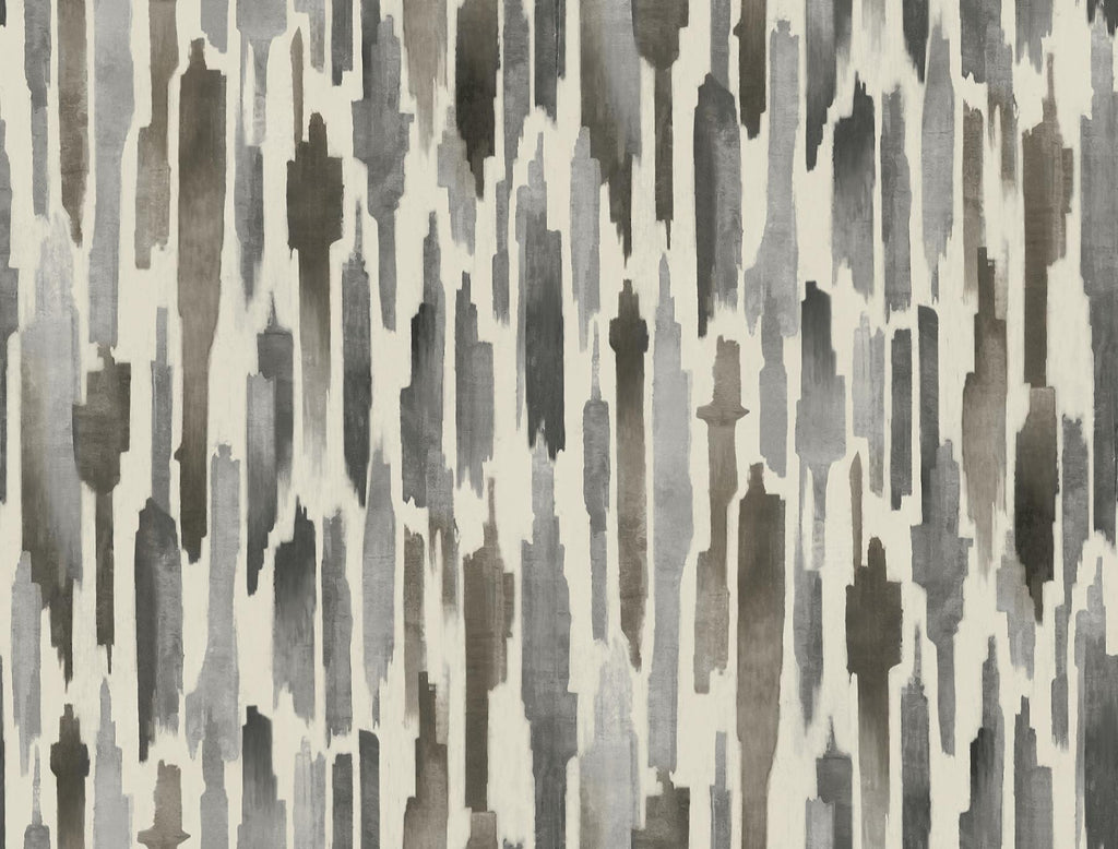 Lemieux et Cie Pluie Charcoal Grey Wallpaper