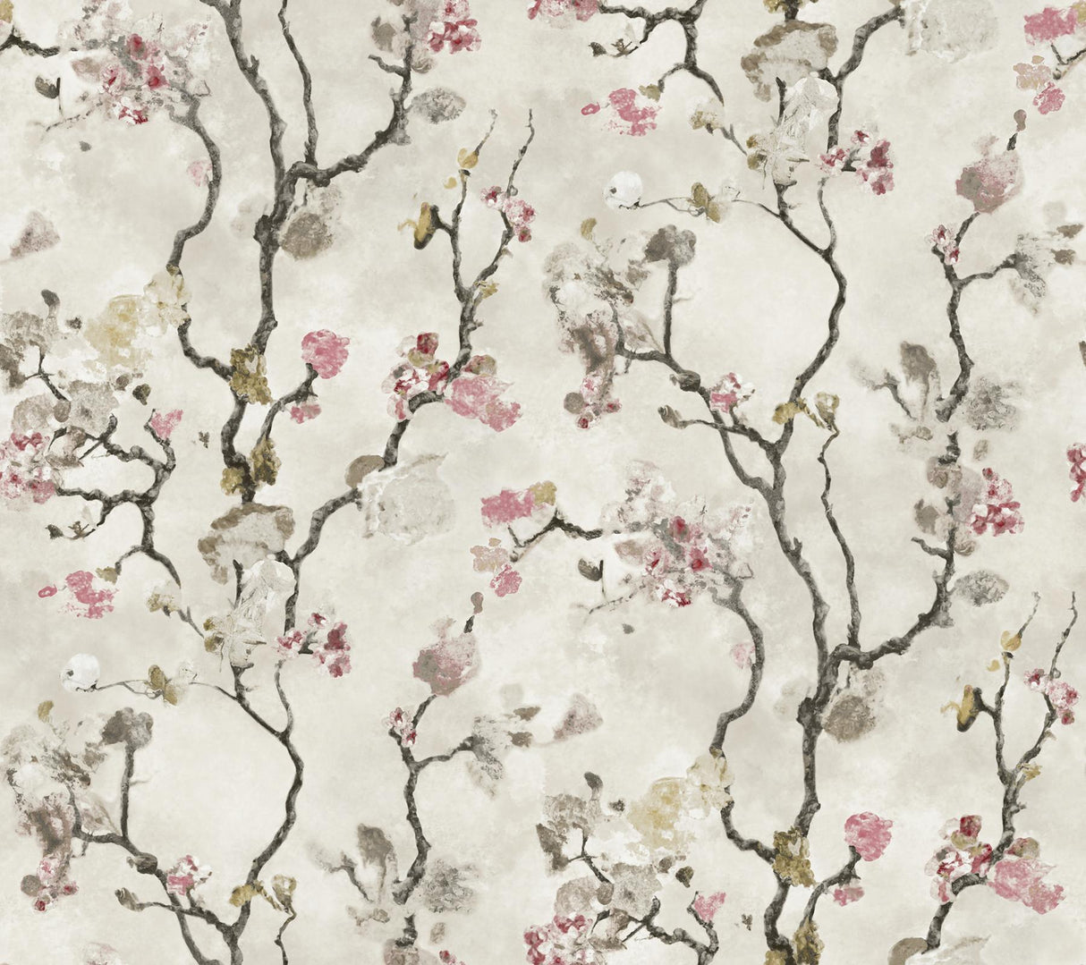 Lemieux et Cie Avril Chinoiserie Rose Pink Wallpaper