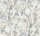 Lemieux et Cie Avril Chinoiserie Peacock Blue Wallpaper