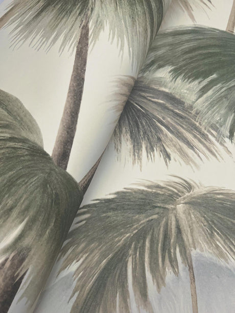 Lemieux et Cie Plein Air Palms Vintage Beige Wallpaper