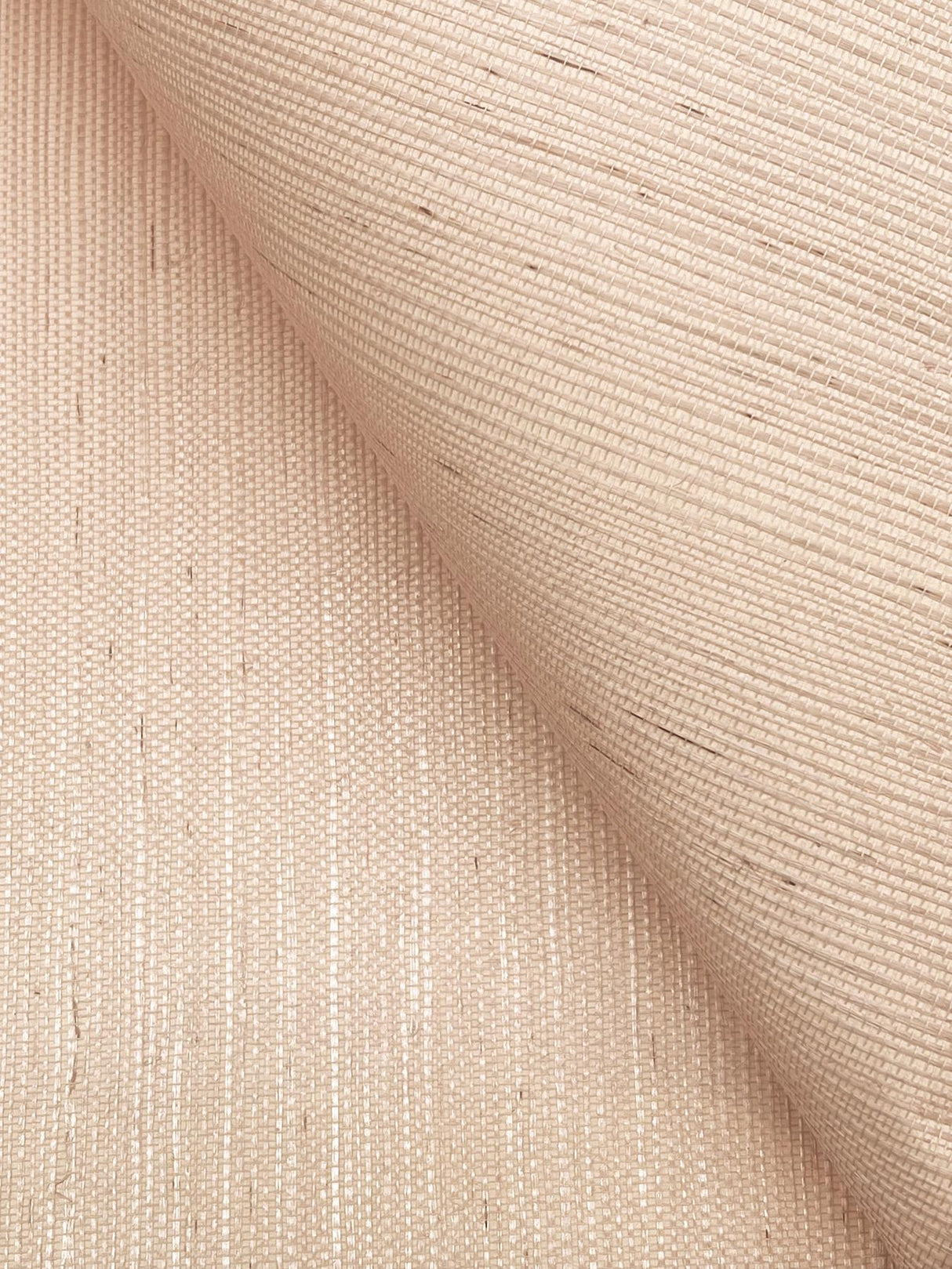 Ronald Redding Maguey Sisal Blush Pink Wallpaper