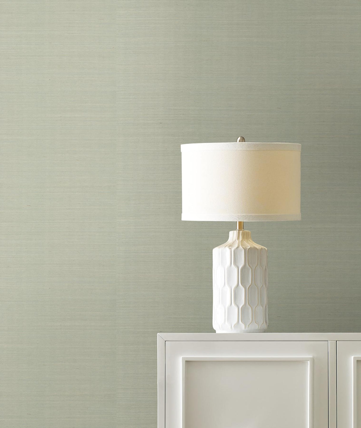 Ronald Redding Maguey Sisal Green Green Wallpaper